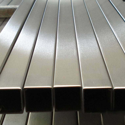 304L Stainless Steel Square Pipe Hairline Surface 20*20 SS304 Construction
