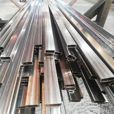304L Stainless Steel Square Pipe Hairline Surface 20*20 SS304 Construction