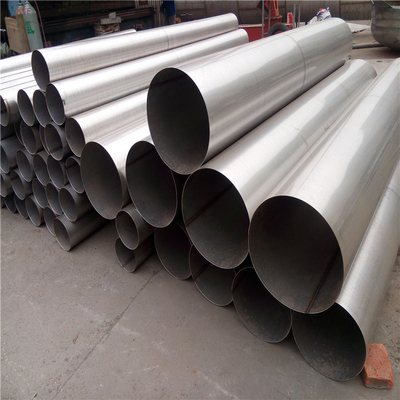 Elliptical Seamless Stainless Steel Pipe Tubes Spiral Welded For Decoration