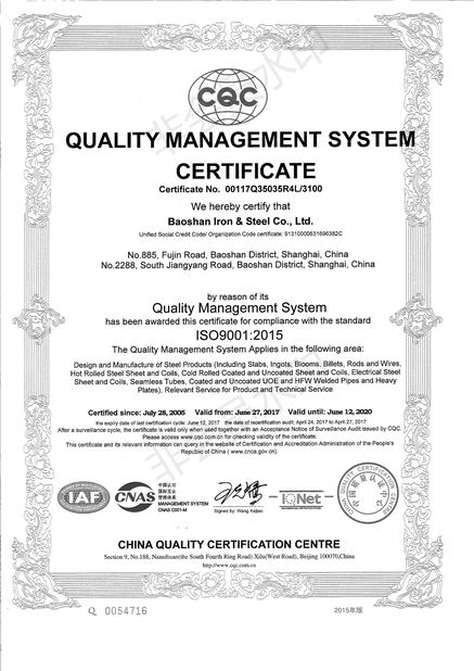 China Shandong Langnai Matel Product Co.,Ltd certification